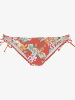 Bas de maillot de bain en microfibre avec imprimé tropical