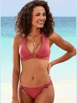 Bas de maillot de bain en microfibre douce à lanières réglables