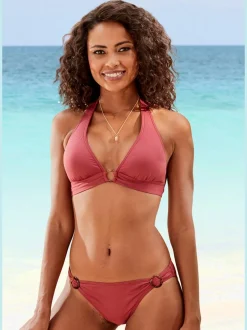 Bas de maillot de bain en microfibre douce à lanières réglables