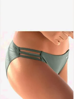 Bas de maillot de bain en microfibre douce à coupe classique avec doublure polyester