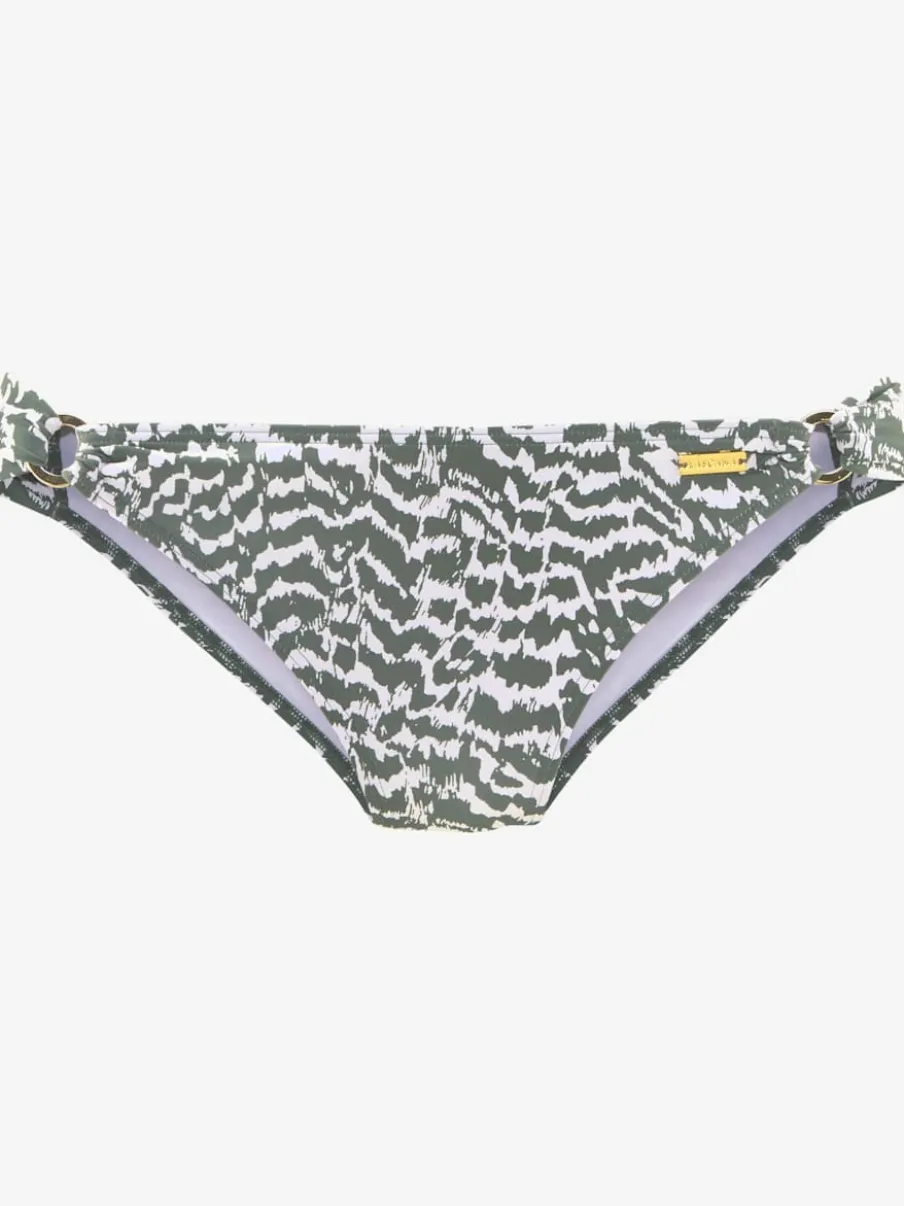 Bas de maillot de bain en polyamide avec anneaux latéraux