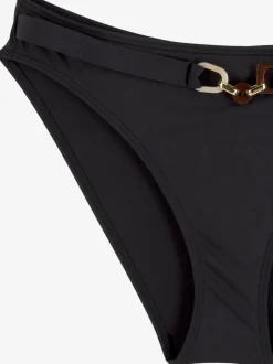 Bas de maillot de bain en polyamide recyclé avec ceinture fantaisie