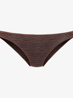 Bas de maillot de bain finitions élastiques et plates à la taille et aux échancrures