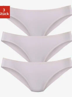 Bas de maillot de bain finitions élastiques et plates à la taille et aux échancrures