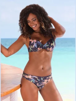 Bas de maillot de bain imprimé floral