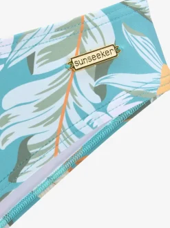 Bas de maillot de bain à imprimé floral avec coupe classique
