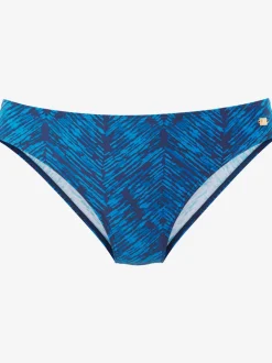 Bas de maillot de bain à imprimé graphique en polyamide recyclé