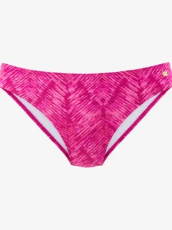 Bas de maillot de bain à imprimé graphique en polyamide recyclé