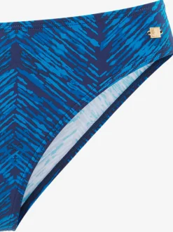 Bas de maillot de bain à imprimé graphique en polyamide recyclé