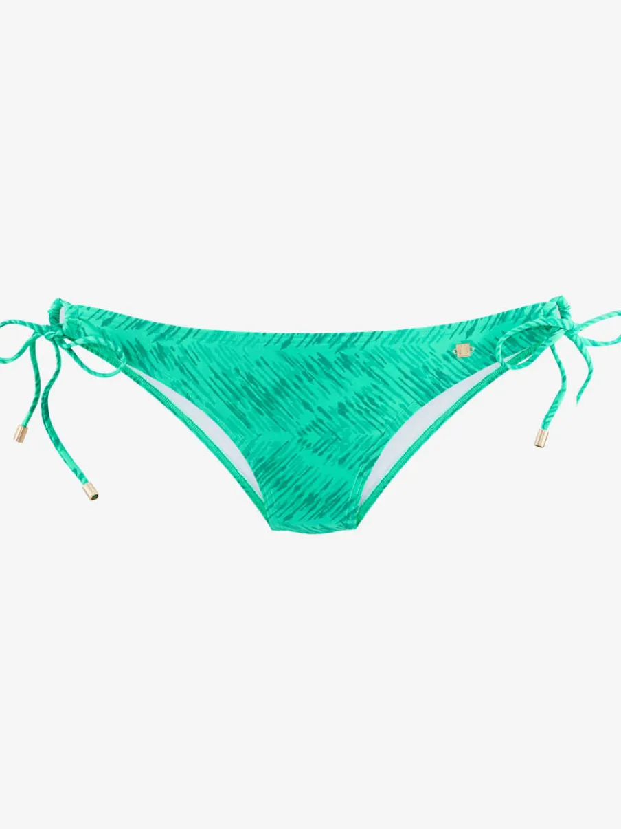 Bas de maillot de bain à imprimé graphique et ajusté