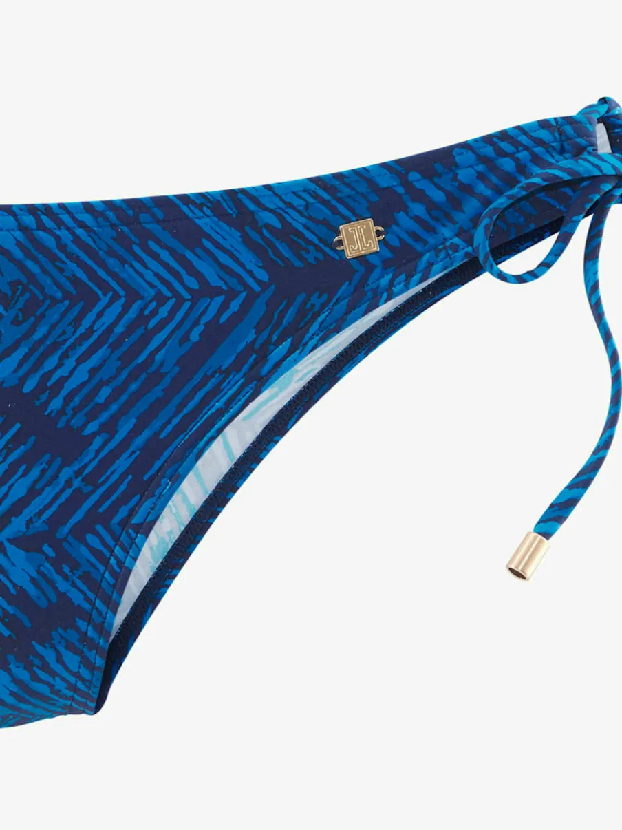 Bas de maillot de bain à imprimé graphique et ajusté