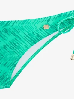 Bas de maillot de bain à imprimé graphique et ajusté