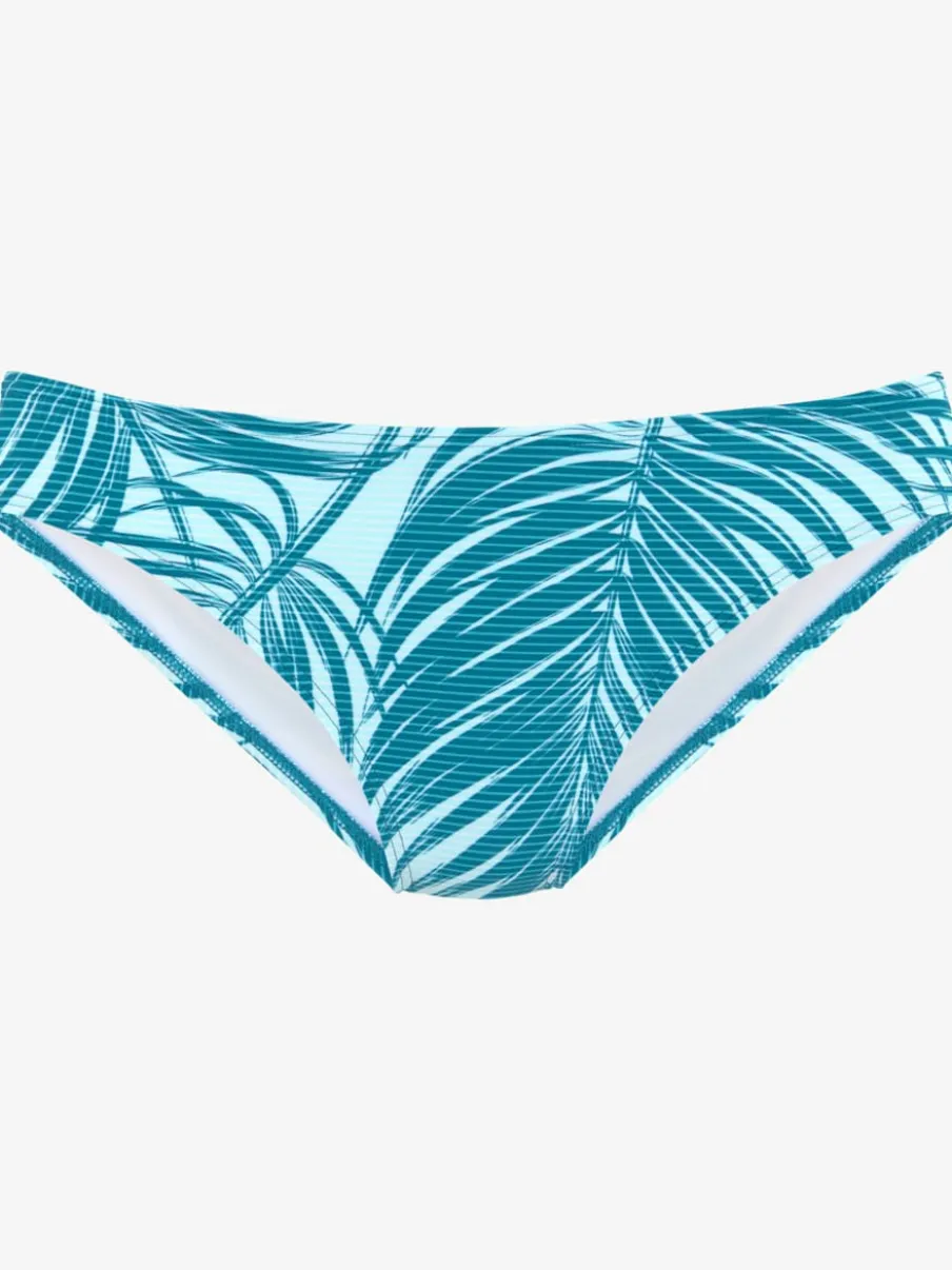 Bas de maillot de bain à imprimé palmiers et coupe classique