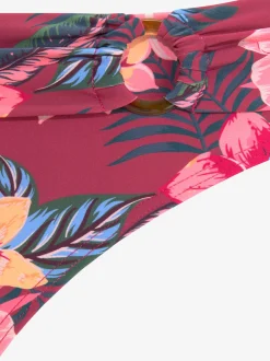 Bas de maillot de bain imprimé tropical