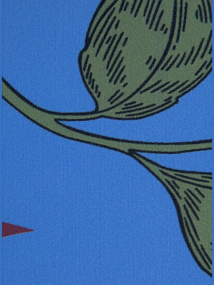 Bas de maillot de bain à motifs floraux et ceinture décorative