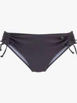 Bas de maillot de bain à motifs floraux avec liens à nouer