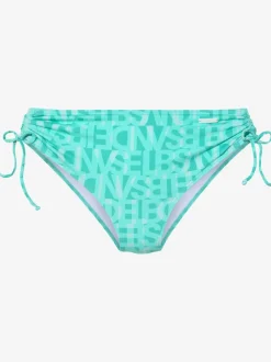 Bas de maillot de bain à motifs réglable et taille haute