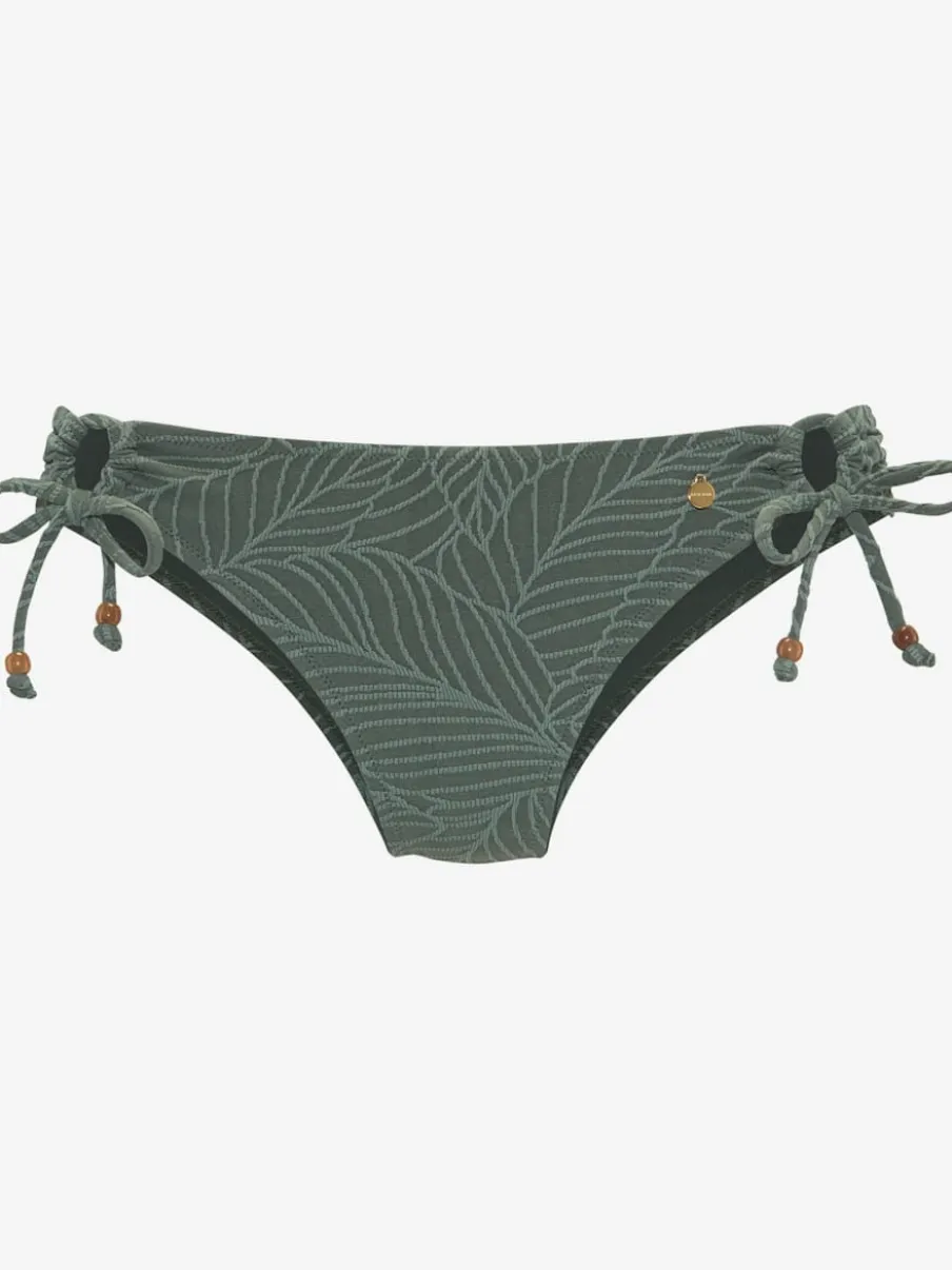 Bas de maillot de bain à nouer sur le côté avec perles décoratives