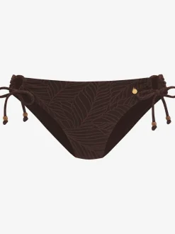Bas de maillot de bain à nouer sur le côté avec perles décoratives