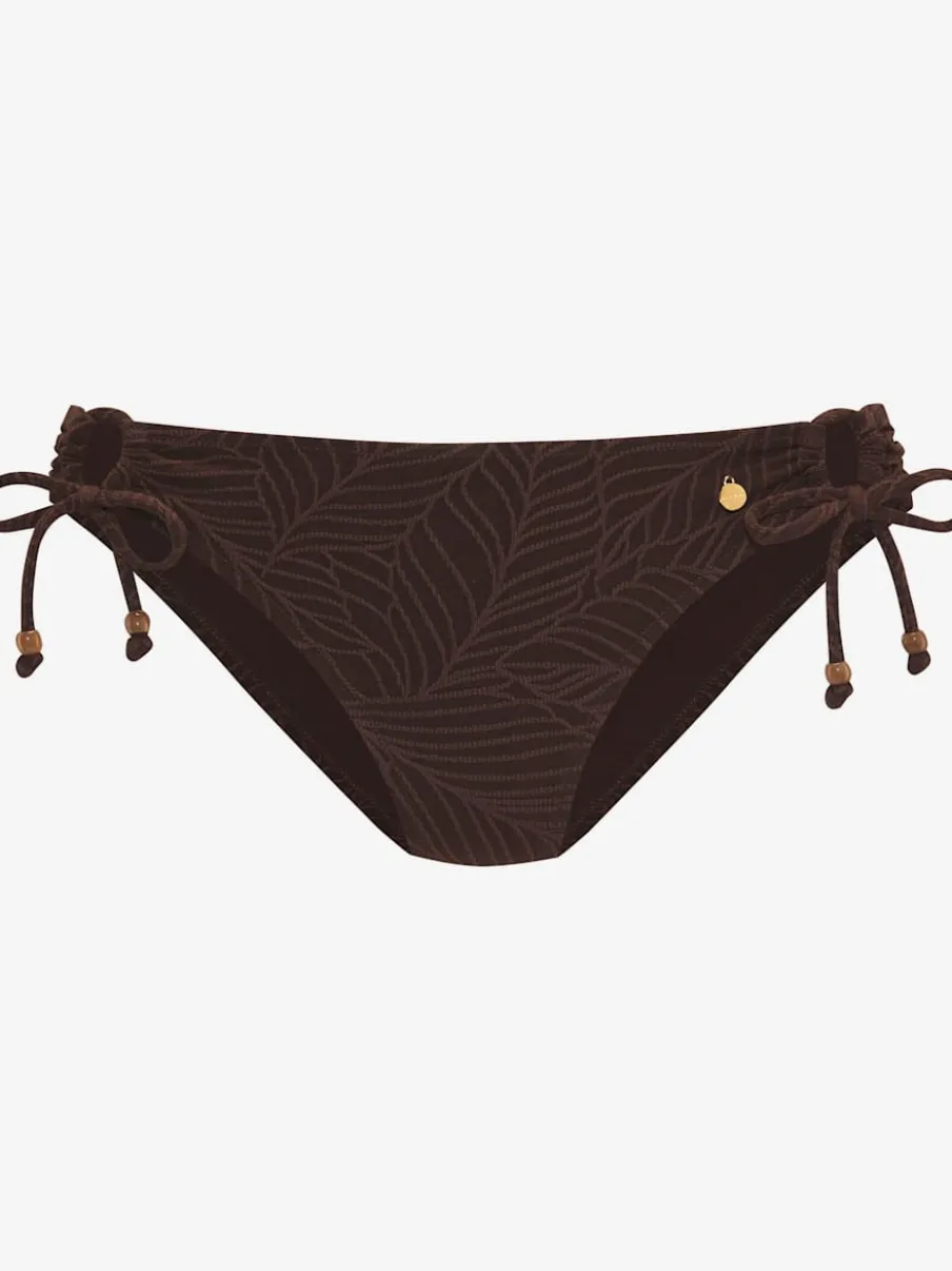 Bas de maillot de bain à nouer sur le côté avec perles décoratives