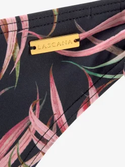 Bas de maillot de bain à nouer sur le côté en polyamide recyclé avec imprimé tropical