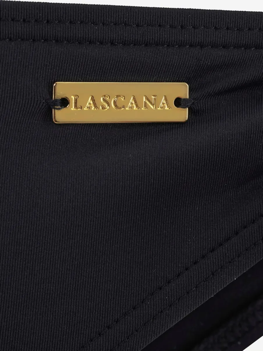Bas de maillot de bain à nouer sur le côté en microfibre douce
