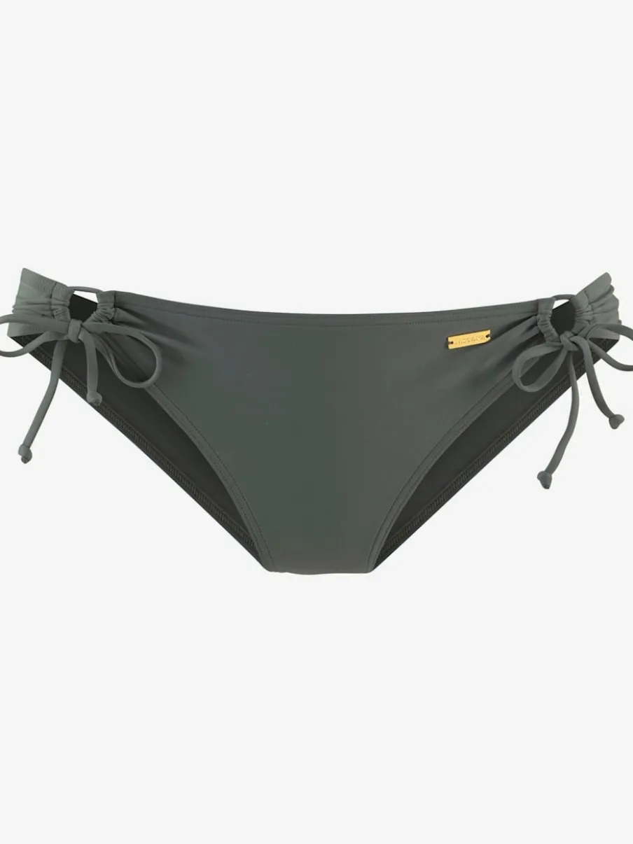 Bas de maillot de bain à nouer sur le côté en microfibre douce