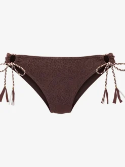 Bas de maillot de bain à nouer sur le côté avec détails tressés