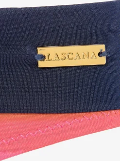 Bas de maillot de bain à rayures avec ceinture à revers