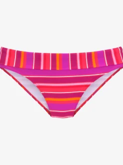 Bas de maillot de bain à rayures estivales avec maintien et douceur