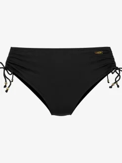 Bas de maillot de bain à resserrer sur les côtés en microfibre douce