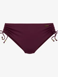 Bas de maillot de bain à resserrer sur les côtés en microfibre douce
