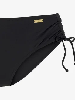 Bas de maillot de bain taille haute réglable avec matière en polyamide recyclé