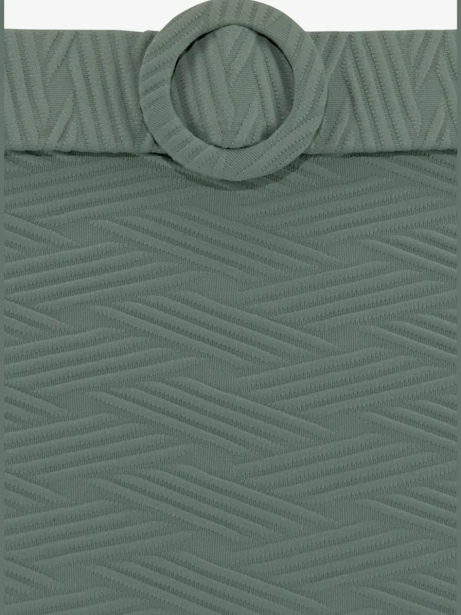 Bas de maillot de bain taille haute avec ceinture décorative