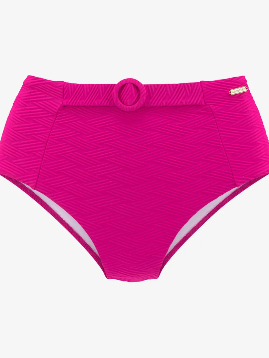 Bas de maillot de bain taille haute avec ceinture décorative