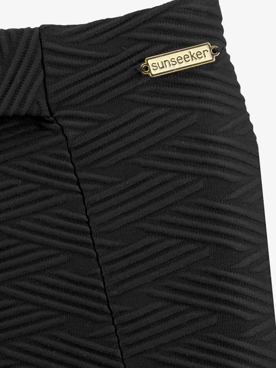 Bas de maillot de bain taille haute avec ceinture décorative