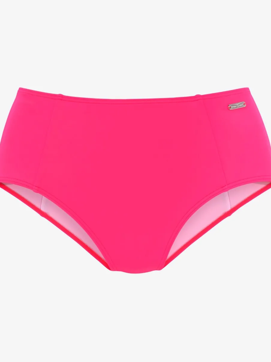 Bas de maillot de bain taille haute avec détails noués et matière recyclée