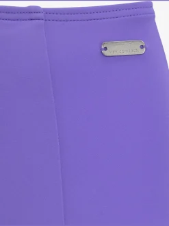 Bas de maillot de bain taille haute avec détails noués et matière recyclée