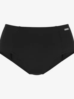 Bas de maillot de bain taille haute avec détails noués et matière recyclée