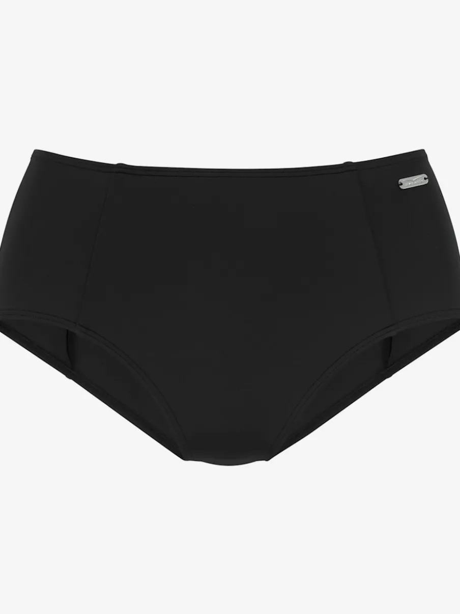 Bas de maillot de bain taille haute avec détails noués et matière recyclée