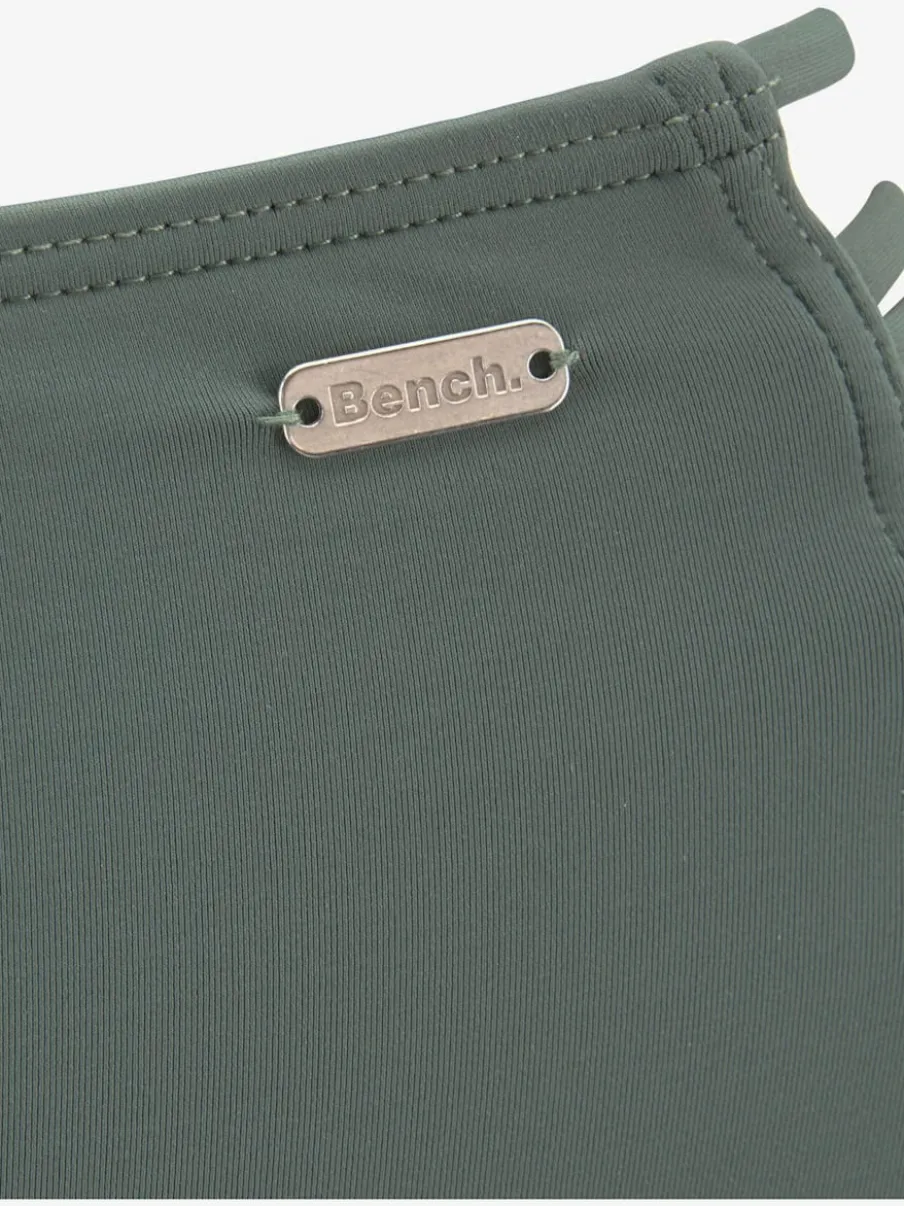 Bas de maillot de bain taille haute à bandes croisées sur les côtés