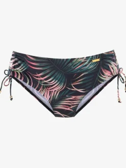 Bas de maillot de bain tropical avec empiècements recyclés