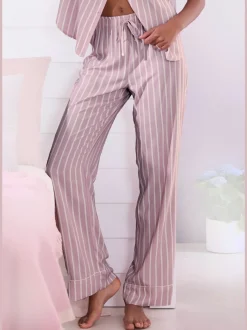 Bas de pyjama pantalon avec jambes larges