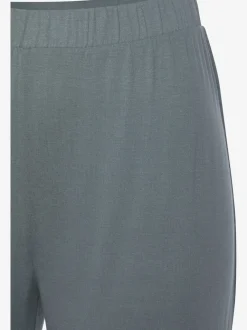 Bas de pyjama pantalon de nuit long avec détails en dentelle