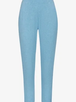 Bas de pyjama pantalon de nuit en matière côtelée douce