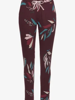 Bas de pyjama pantalon de nuit élégant avec motif sur toute la surface