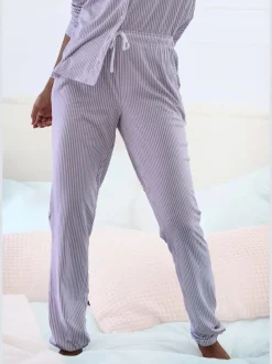 Bas de pyjama pantalon de pyjama s.oliver avec passepoil contrasté