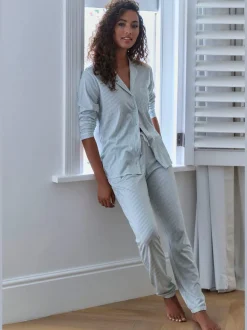 Bas de pyjama pantalon de pyjama s.oliver avec passepoil contrasté