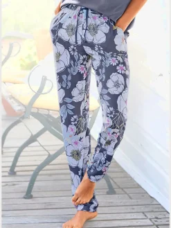 Bas de pyjama pantalon de pyjama avec imprimé sur toute la surface