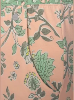 Bas de pyjama pantalon de pyjama fantaisie avec imprimé floral